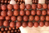 CAA5104 15.5 inches 16mm round red agate gemstone beads