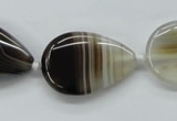 CAA533 15.5 inches 20*30mm flat teardrop madagascar agate beads