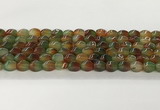 CAA5362 15.5 inches 8*12mm twisted rice agate gemstone beads