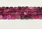 CAA5375 15.5 inches 10*12mm - 11*16mm faceted nuggets agate beads