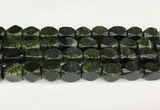 CAA5377 15.5 inches 10*12mm - 11*16mm faceted nuggets agate beads