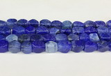 CAA5379 15.5 inches 10*12mm - 11*16mm faceted nuggets agate beads