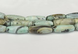 CAA5398 15.5 inches 15*40mm rice agate gemstone beads