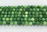 CAA5406 15.5 inches 8mm round peacock serpntine gemstone beads wholesale