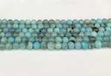 CAA5414 15.5 inches 8mm round agate gemstone beads