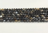 CAA5423 15.5 inches 6mm round agate gemstone beads