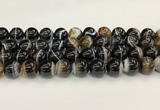 CAA5431 15.5 inches 14mm round agate gemstone beads