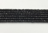 CAA5437 15.5 inches 6*8mm faceted rondelle agate gemstone beads