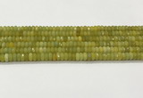 CAA5438 15.5 inches 6*8mm faceted rondelle agate gemstone beads