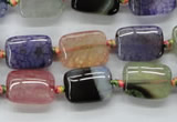 CAA544 15.5 inches 12*16mm rectangle dyed madagascar agate beads