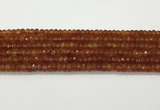 CAA5442 15.5 inches 6*8mm faceted rondelle agate gemstone beads