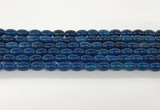 CAA5447 15.5 inches 8*12mm rice agate gemstone beads