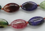 CAA547 15.5 inches 12*20mm marquise dyed madagascar agate beads