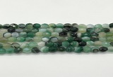 CAA5472 15.5 inches 8*12mm faceted rice agate beads