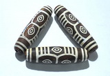 CAA5723 20*70mm drum tibetan agate dzi beads wholesale