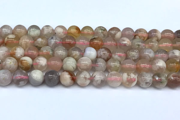 CAA5817 15 inches 10mm round sakura agate beads