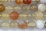 CAA5905 15 inches 4mm round colorful agate gemstone beads