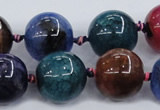 CAA606 15.5 inches 20mm round dragon veins agate beads wholesale