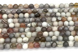 CAA6130 15 inches 4mm round Botswana agate beads wholesale