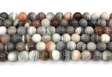 CAA6132 15 inches 8mm round Botswana agate beads wholesale