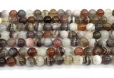 CAA6137 15 inches 4mm round Botswana agate beads wholesale