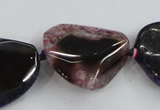 CAA621 15.5 inches 25*30mm freeform dragon veins agate beads