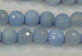 CAA738 15.5 inches 12mm faceted round blue lace agate beads wholesale