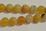 CAA90 15.5 inches 12mm round botswana agate gemstone beads