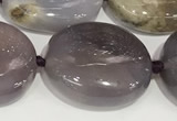 CAB1000 15.5 inches 15*20mm - 18*23mm nuggets purple agate gemstone beads