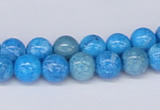 CAB221 15.5 inches 8mm round blue crazy lace agate beads