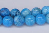 CAB222 15.5 inches 10mm round blue crazy lace agate beads