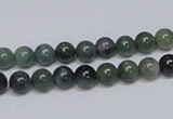 CAB383 15.5 inches 6mm round moss agate gemstone beads wholesale