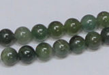 CAB384 15.5 inches 8mm round moss agate gemstone beads wholesale