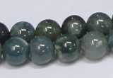 CAB386 15.5 inches 12mm round moss agate gemstone beads wholesale