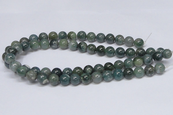 CAB386 15.5 inches 12mm round moss agate gemstone beads wholesale