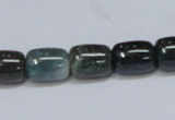 CAB392 15.5 inches 10*12mm column moss agate gemstone beads wholesale