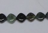 CAB418 15.5 inches 10*10mm rhombic moss agate gemstone beads