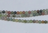 CAB429 15.5 inches 3mm round indian agate gemstone beads wholesale