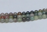 CAB430 15.5 inches 4mm round indian agate gemstone beads wholesale