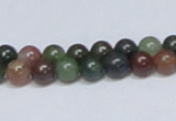 CAB432 15.5 inches 7mm round indian agate gemstone beads wholesale