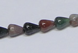 CAB444 15.5 inches 8*10mm teardrop indian agate gemstone beads