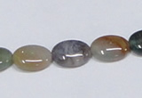 CAB457 15.5 inches 10*14mm oval indian agate gemstone beads wholesale