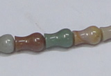 CAB465 15.5 inches 8*12mm vase-shaped indian agate gemstone beads