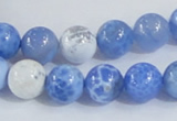 CAB646 15.5 inches 10mm round fire crackle agate beads wholesale