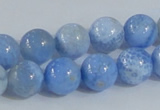 CAB647 15.5 inches 12mm round fire crackle agate beads wholesale