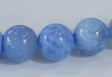 CAB649 15.5 inches 16mm round fire crackle agate beads wholesale