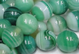 CAB716 15.5 inches 10mm round green agate gemstone beads wholesale