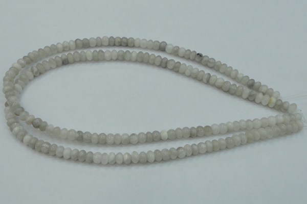 CAB900 15.5 inches 4*6mm rondelle natural crazy agate beads wholesale