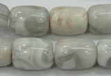 CAB904 15.5 inches 15*20mm drum natural crazy agate beads wholesale