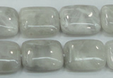 CAB922 15.5 inches 15*20mm rectangle natural crazy agate beads wholesale